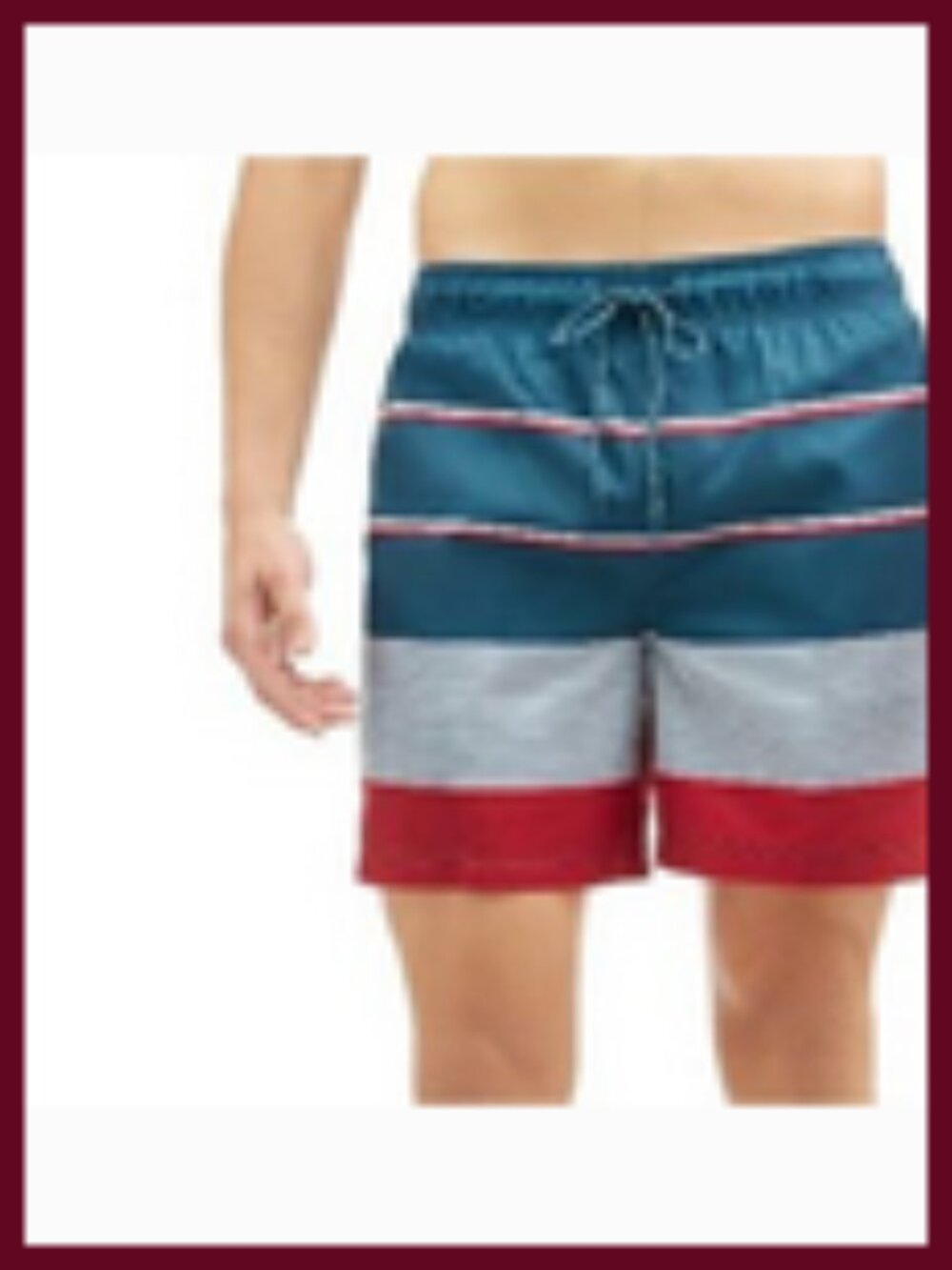 Swim trunks mens new size 2XL waist 44-46" above knee inseam 6"polyester George